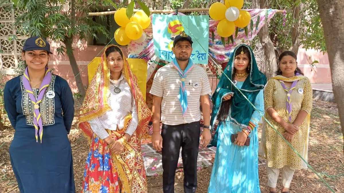 जीबीयू में तीन दिवसीय स्काउट गाइड शिविर का हुआ समापन